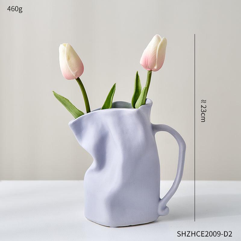 Nordic Luxury Electroplated Ceramic Vase Ornaments - Pacisia