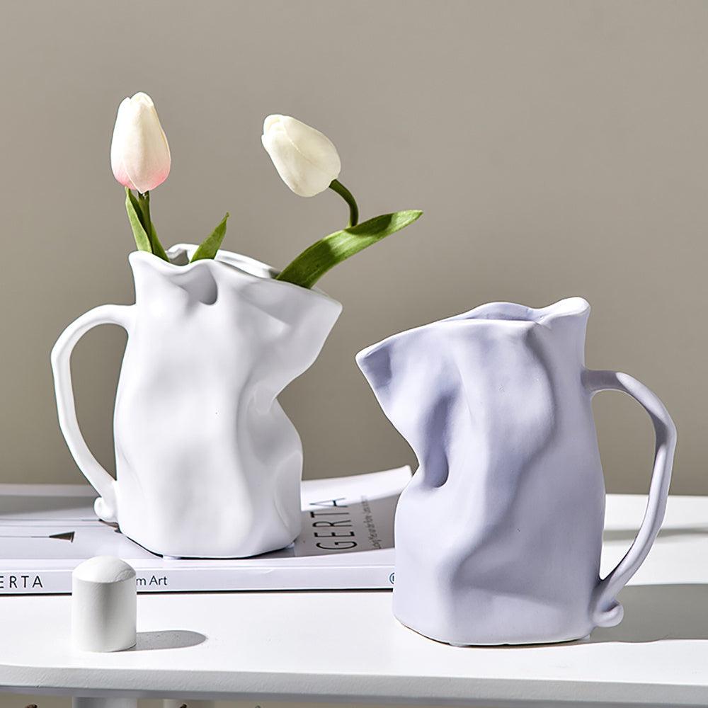 Nordic Luxury Electroplated Ceramic Vase Ornaments - Pacisia