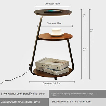 Nordic Minimalist Floor Lamp Wireless Charging Rack - Pacisia