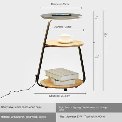 Nordic Minimalist Floor Lamp Wireless Charging Rack - Pacisia