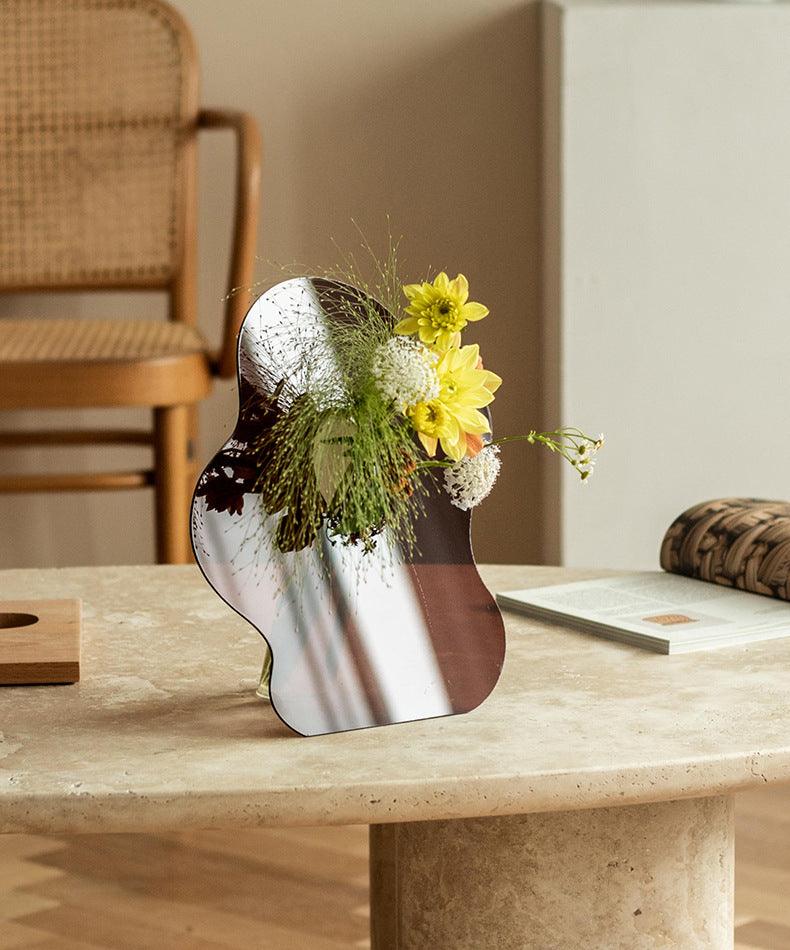 Nordic Modern Acrylic Creative Vase Floral Simple Flower Arrangement Porch Living Room Art - Pacisia