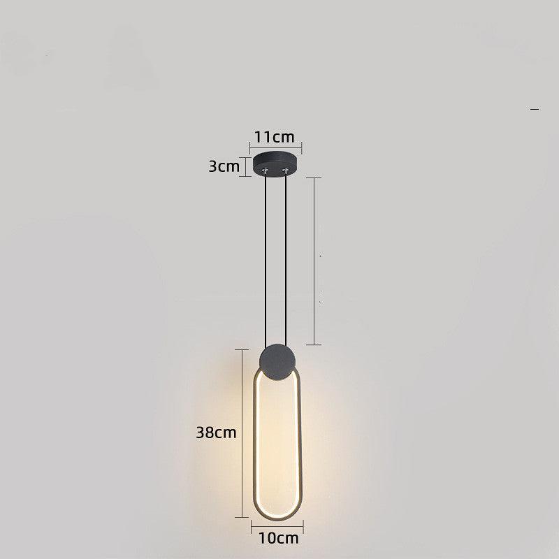 Nordic Modern Minimalist Bedroom Bedside Chandelier - Pacisia
