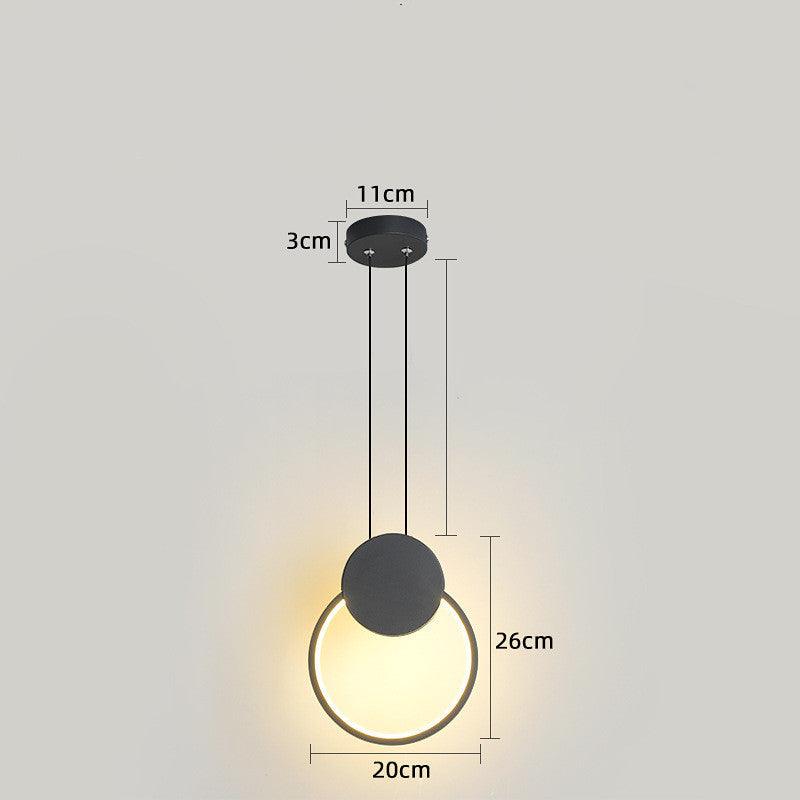 Nordic Modern Minimalist Bedroom Bedside Chandelier - Pacisia