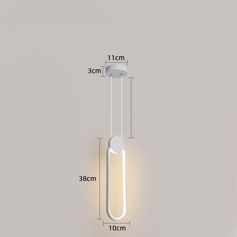 Nordic Modern Minimalist Bedroom Bedside Chandelier - Pacisia