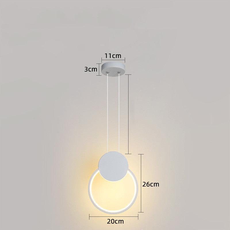 Nordic Modern Minimalist Bedroom Bedside Chandelier - Pacisia