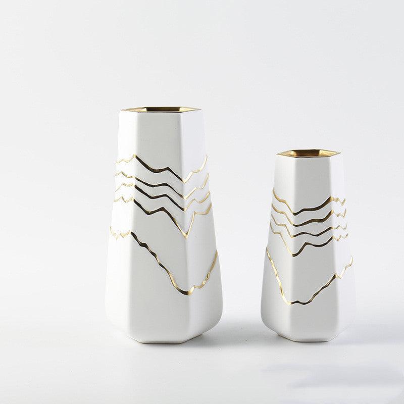 Nordic Simple Ceramic Vase Living Room Decoration Ornaments - Pacisia