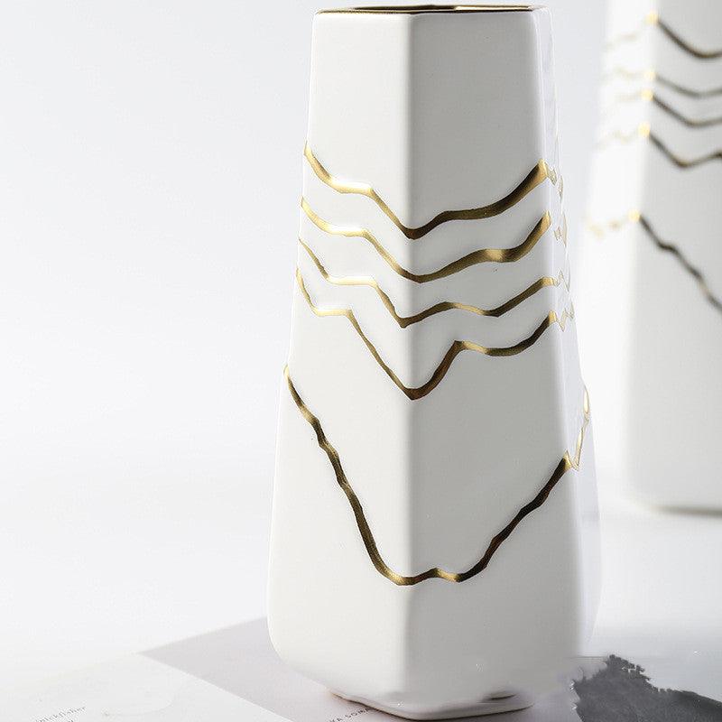 Nordic Simple Ceramic Vase Living Room Decoration Ornaments - Pacisia