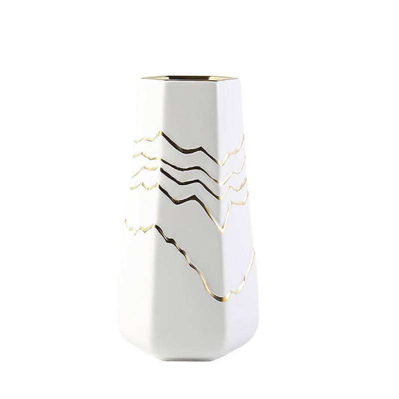 Nordic Simple Ceramic Vase Living Room Decoration Ornaments - Pacisia