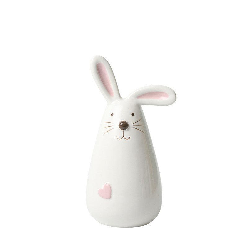 Nordic Style Ceramic Small Vase Decoration Living Room Flower Arrangement Decoration - Pacisia