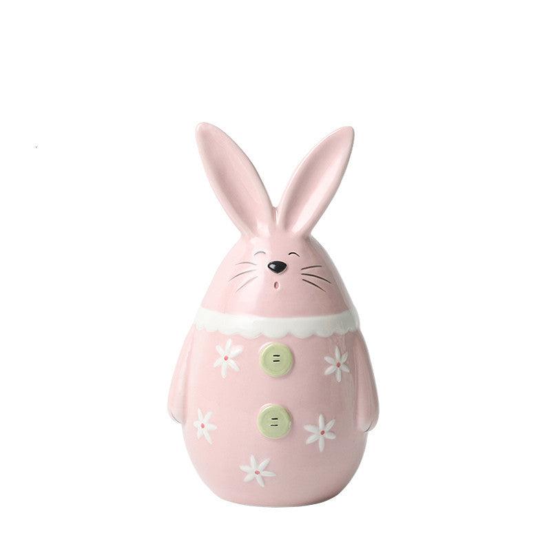 Nordic Style Ceramic Small Vase Decoration Living Room Flower Arrangement Decoration - Pacisia