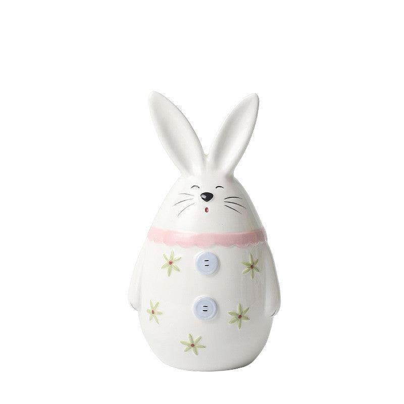 Nordic Style Ceramic Small Vase Decoration Living Room Flower Arrangement Decoration - Pacisia