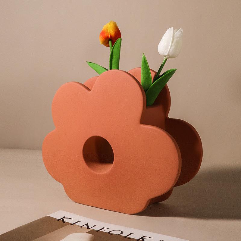 Nordic vase decoration ceramic vase - Pacisia