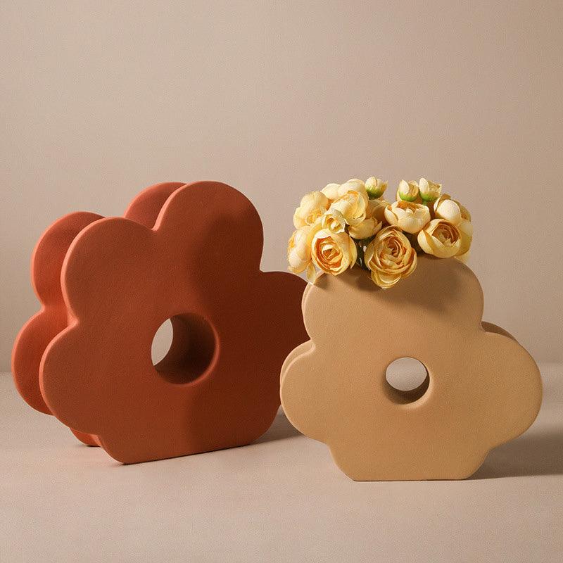 Nordic vase decoration ceramic vase - Pacisia