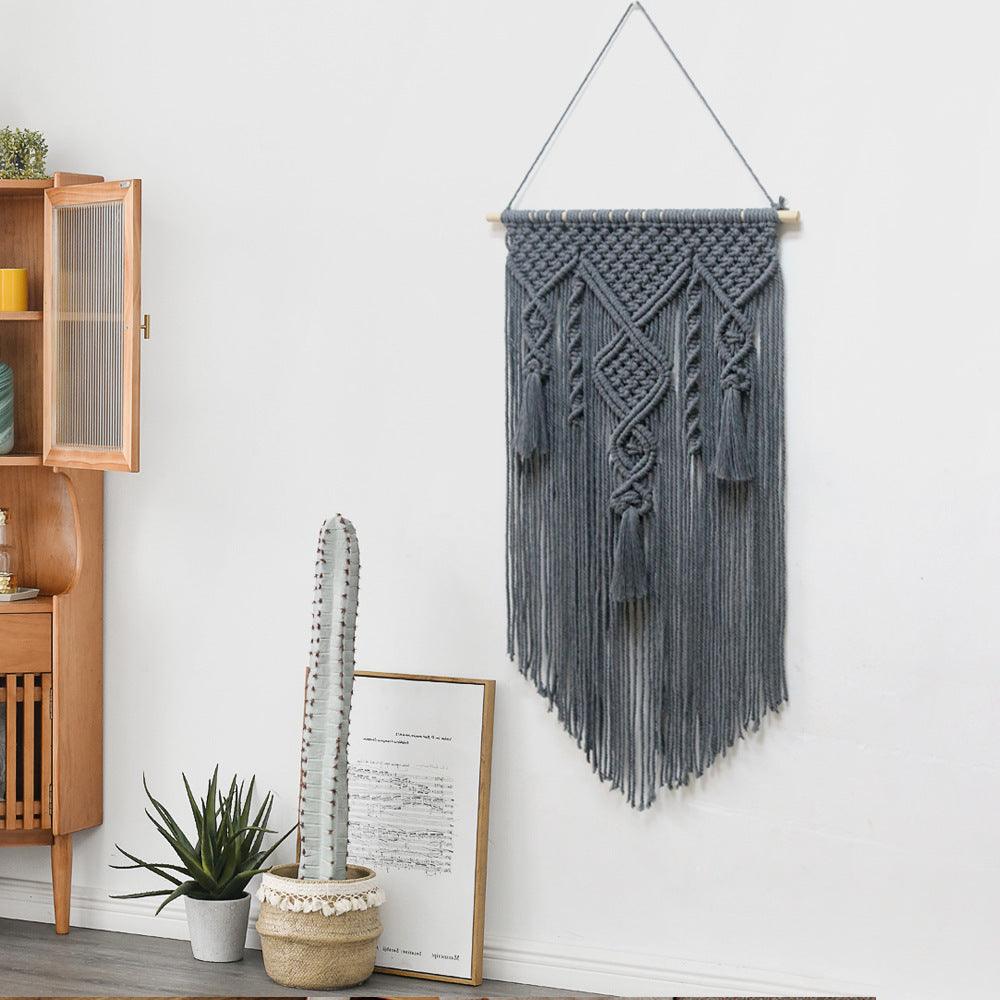 Nordic Wind Cotton Rope Woven Tapestry Home Decor Wall Hanging - Pacisia