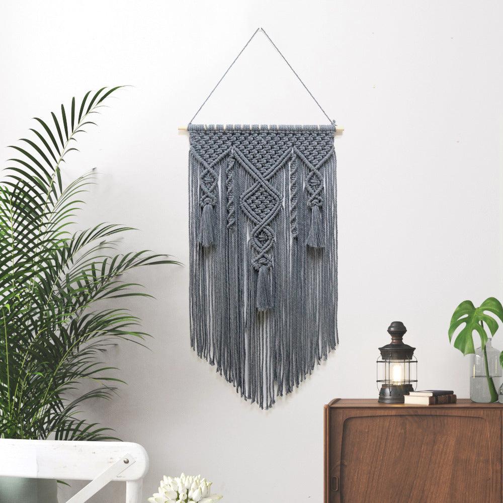 Nordic Wind Cotton Rope Woven Tapestry Home Decor Wall Hanging - Pacisia
