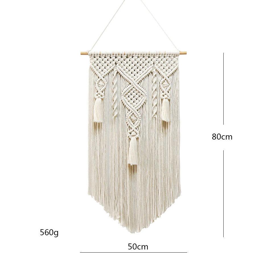 Nordic Wind Cotton Rope Woven Tapestry Home Decor Wall Hanging - Pacisia