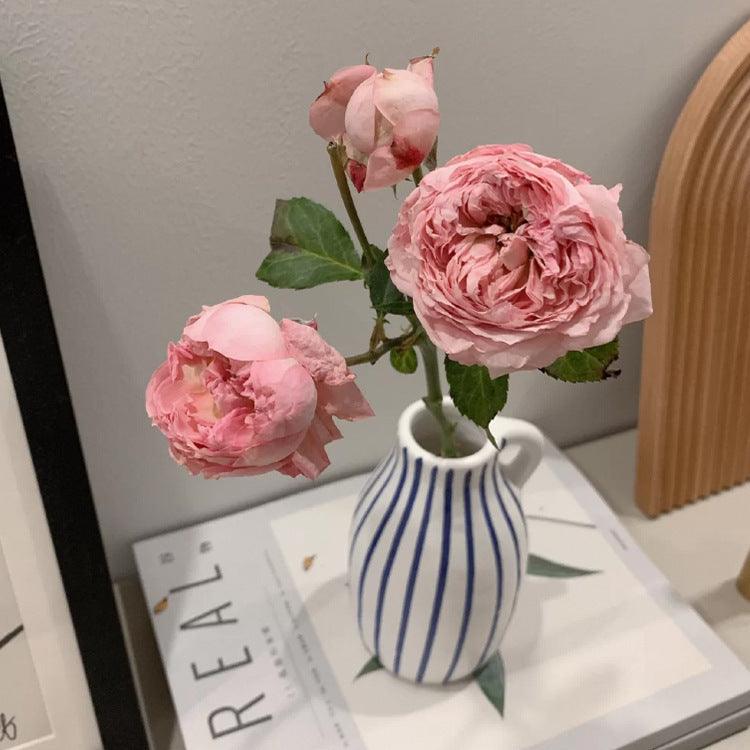 Office Home Jingdezhen Striped Ceramic Vase - Pacisia