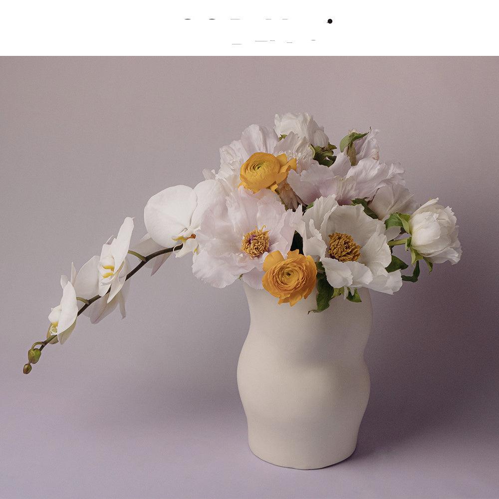 Original Patent Abstract Body Electroplating Flower Pot Ceramic Shaped Bedside Vase - Pacisia