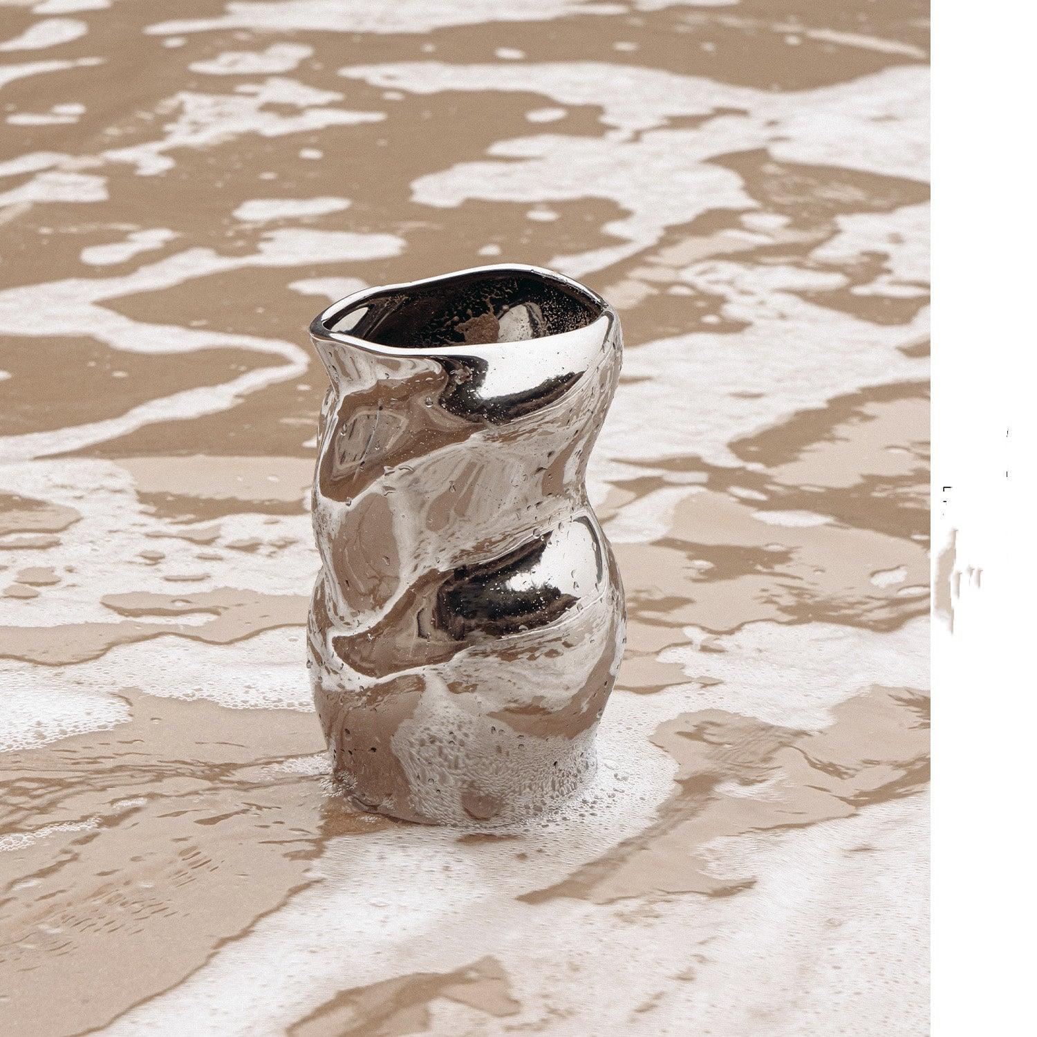 Original Patent Abstract Body Electroplating Flower Pot Ceramic Shaped Bedside Vase - Pacisia