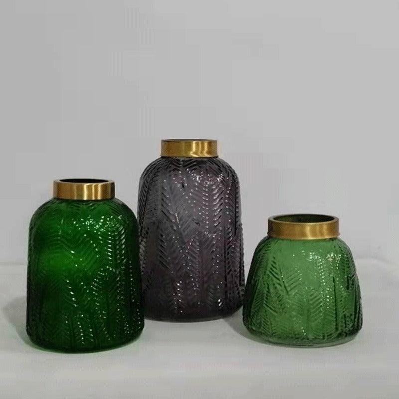 Phnom Penh Transparent Glass Vase Dried Flowers Hydroponic Ornaments - Pacisia