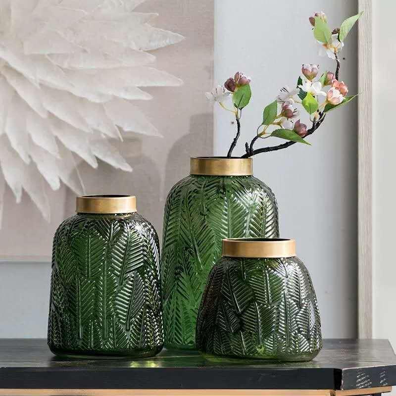 Phnom Penh Transparent Glass Vase Dried Flowers Hydroponic Ornaments - Pacisia