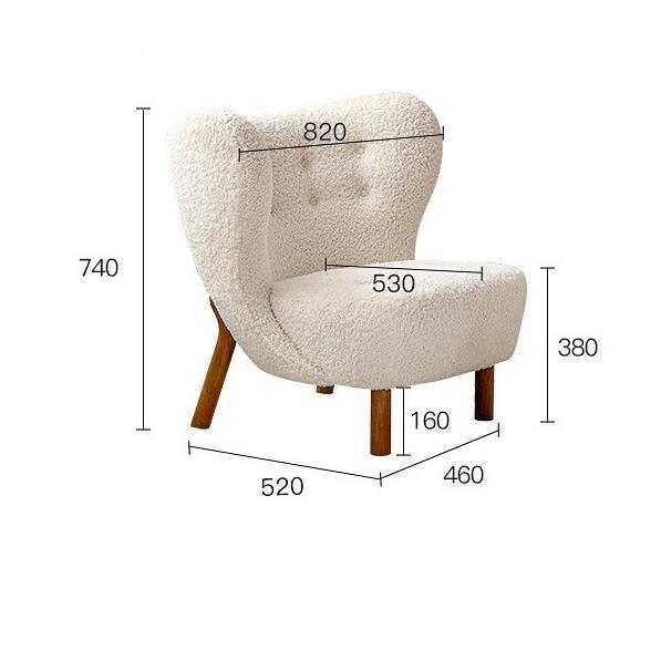Plush Haven Leisure Chair - Cozy & Chic - Pacisia