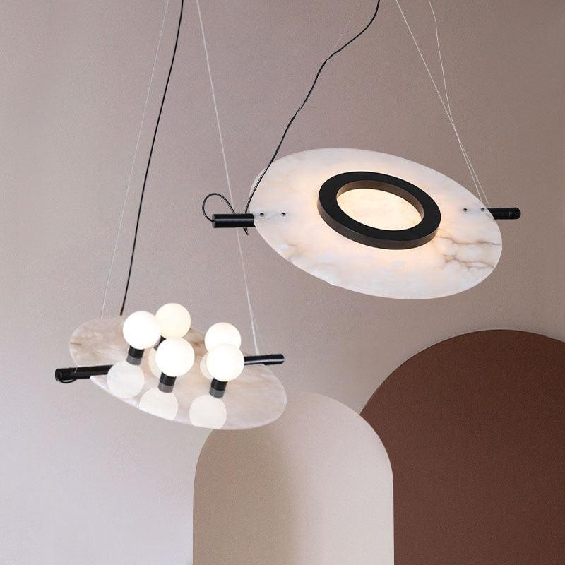 Post-modern Creative Marble Bedroom Chandelier - Pacisia
