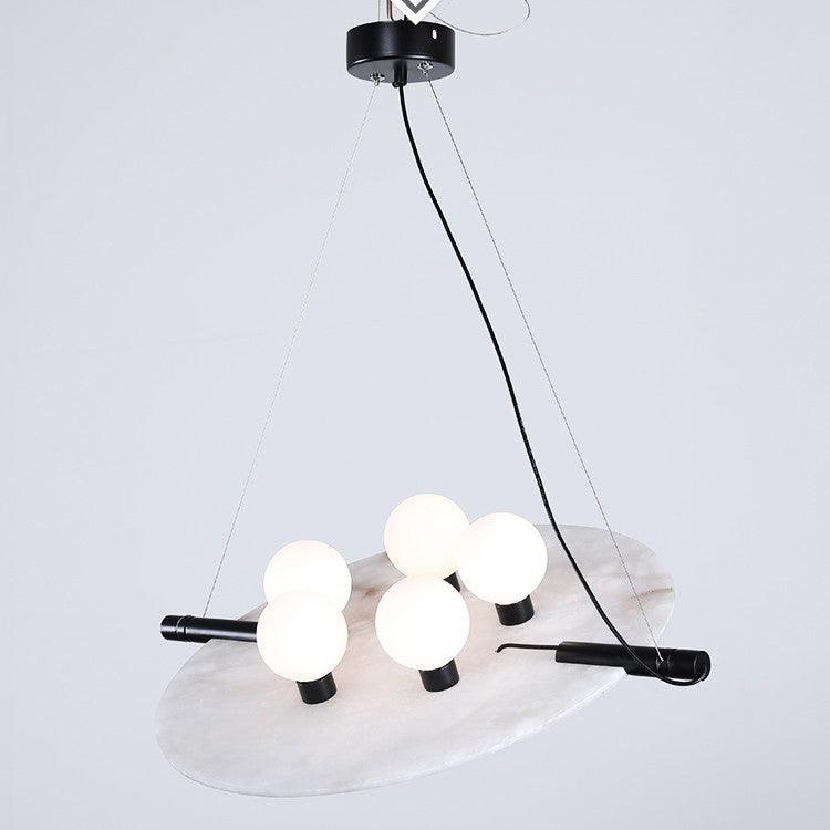 Post-modern Creative Marble Bedroom Chandelier - Pacisia
