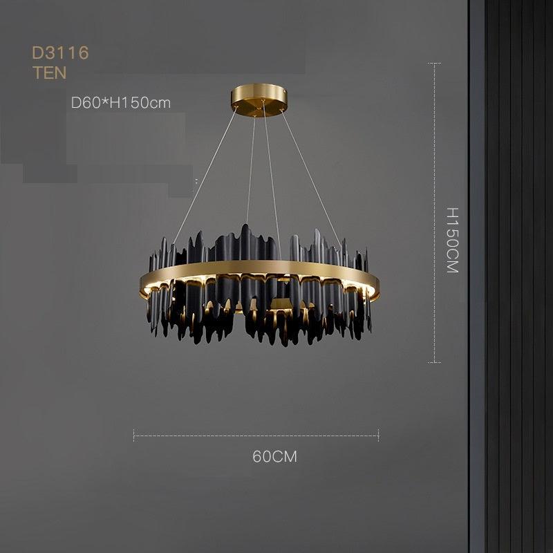 Postmodern Italian Minimalist Luxury Living Room Dining Room Chandelier - Pacisia