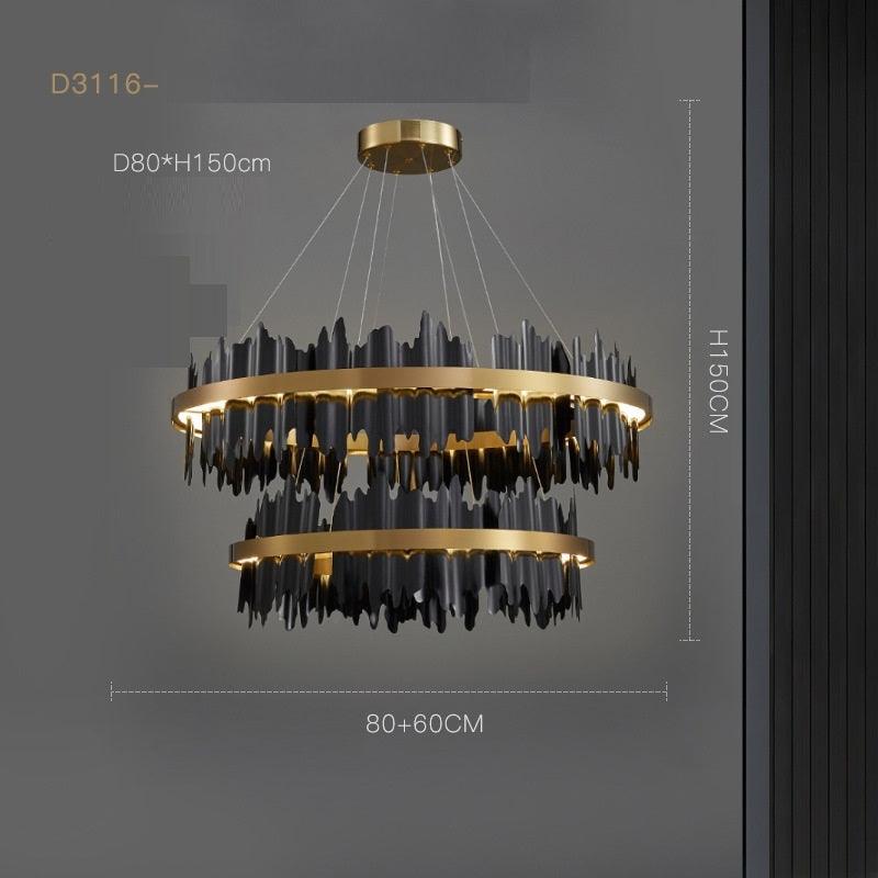 Postmodern Italian Minimalist Luxury Living Room Dining Room Chandelier - Pacisia