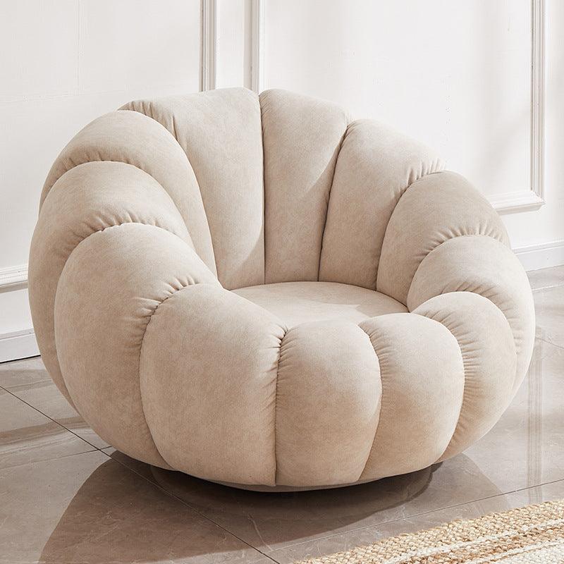 Pumpkin Lazy Tatami Balcony Casual Single Sofa Chair - Pacisia