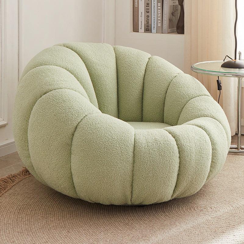Pumpkin Lazy Tatami Balcony Casual Single Sofa Chair - Pacisia