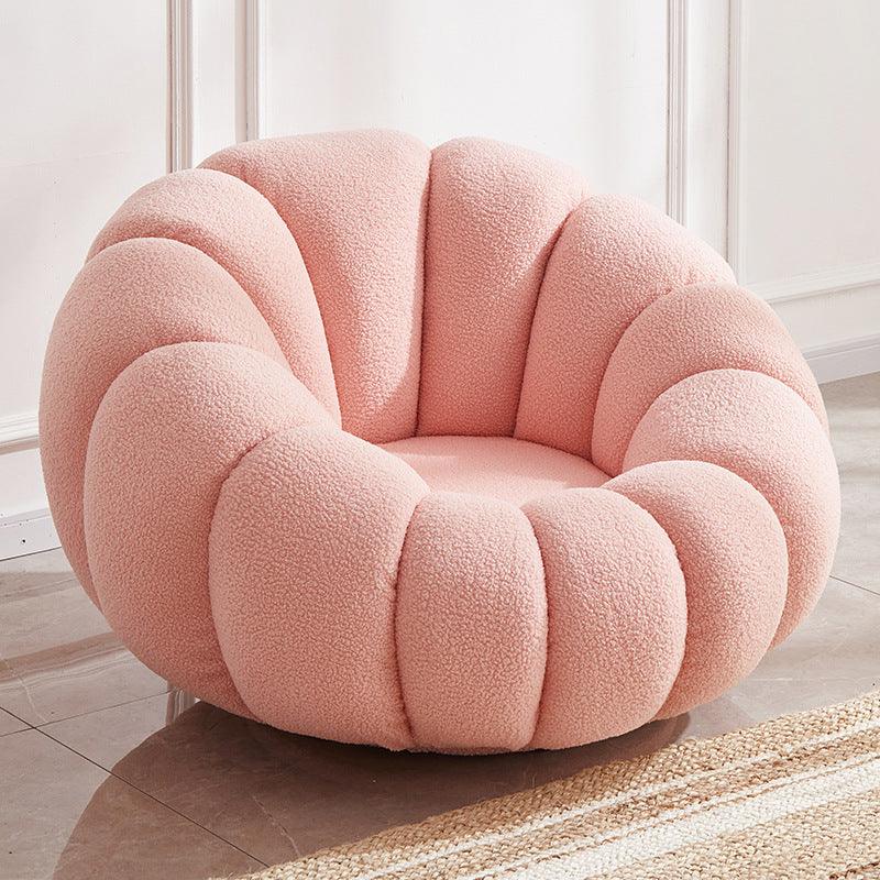 Pumpkin Lazy Tatami Balcony Casual Single Sofa Chair - Pacisia