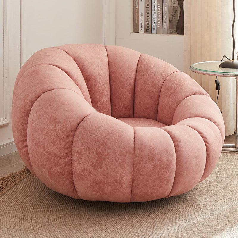 Pumpkin Lazy Tatami Balcony Casual Single Sofa Chair - Pacisia