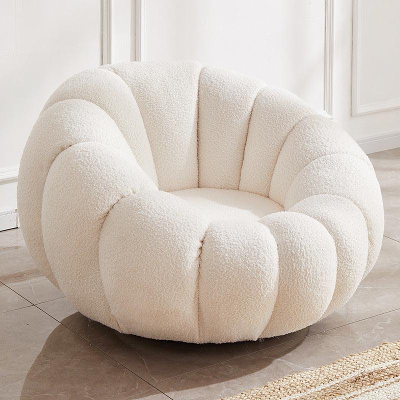 Pumpkin Lazy Tatami Balcony Casual Single Sofa Chair - Pacisia