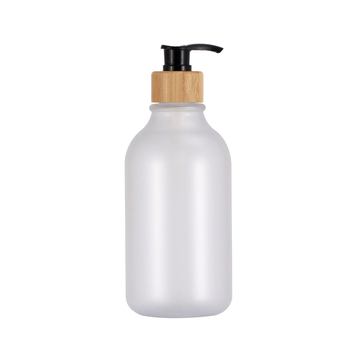 Push Round Shoulder Frosted Lotion Bottle PET Plastic Shampoo Bottle Shower Gel - Pacisia