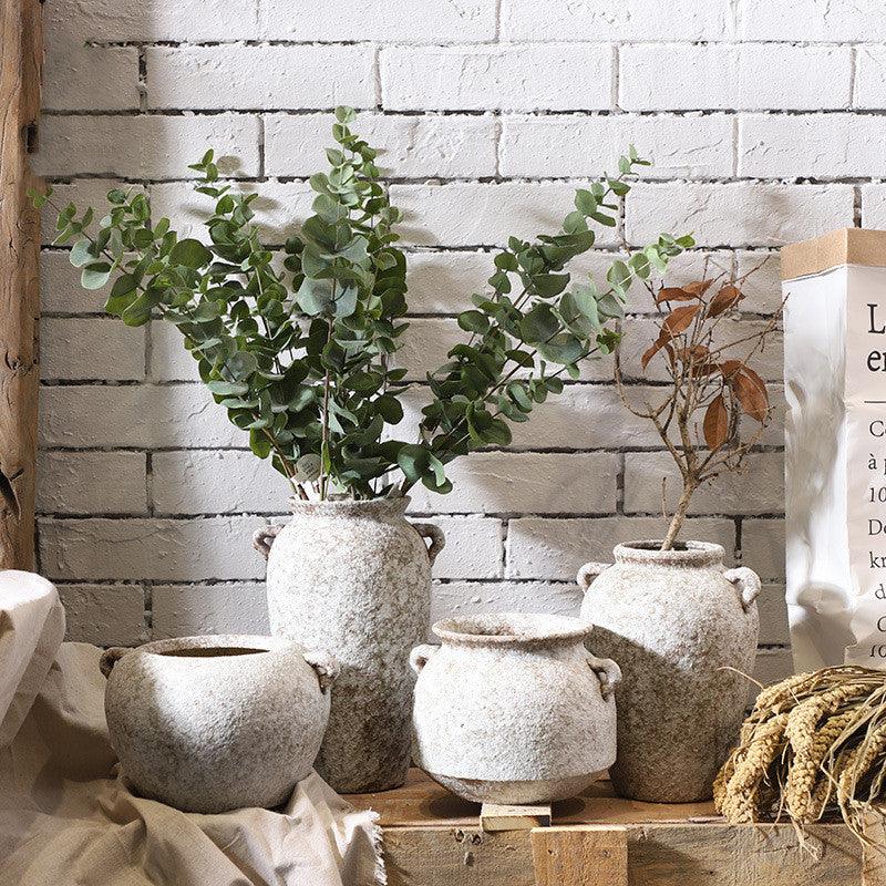 Retro Ceramic Vase Hydroponic Flower Pot Decoration - Pacisia