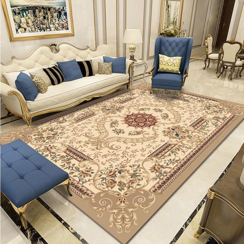 Retro Office Carpet Home Living Room Coffee Table Mat - Pacisia