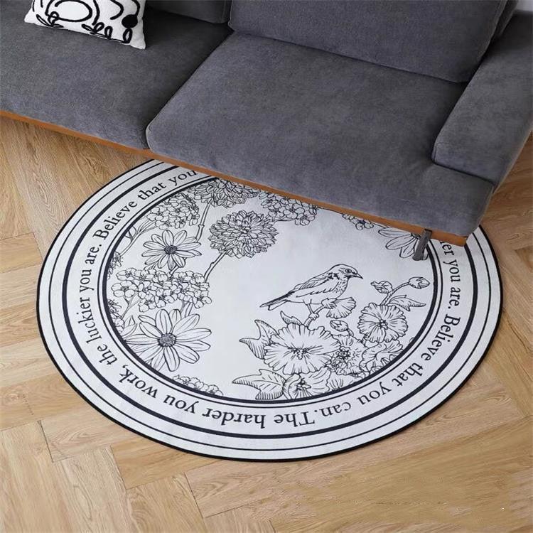 Round Carpet Large Area Rugs For Living Room Bedside Floor Mat - Pacisia