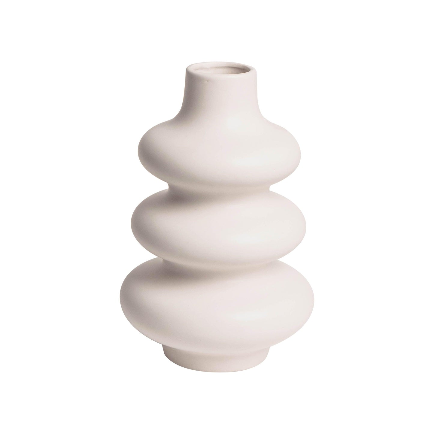 Shaped Circle Ceramic Vase Cute Ins - Pacisia