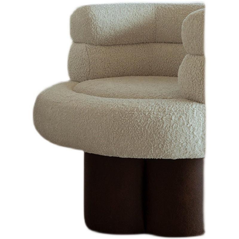 Sherpa Velvet Fabric Color Matching Single Sofa - Pacisia