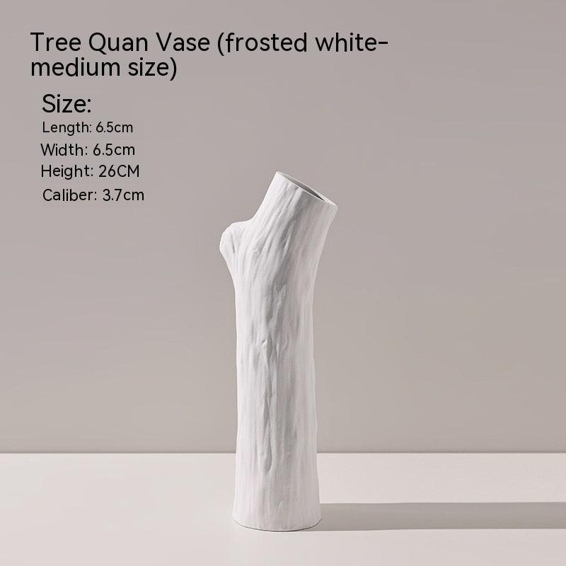 Silent Style Ceramic Vase Flower Arrangement Creative - Pacisia