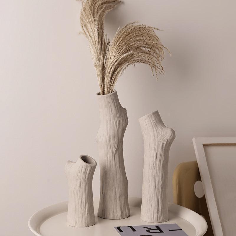 Silent Style Ceramic Vase Flower Arrangement Creative - Pacisia