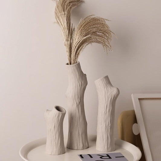 Silent Style Ceramic Vase Flower Arrangement Creative - Pacisia