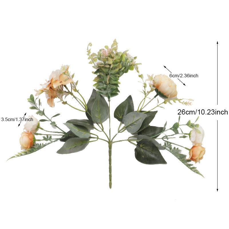 Silk Faux Rose Flower Wedding Home Autumn Decor - Pacisia