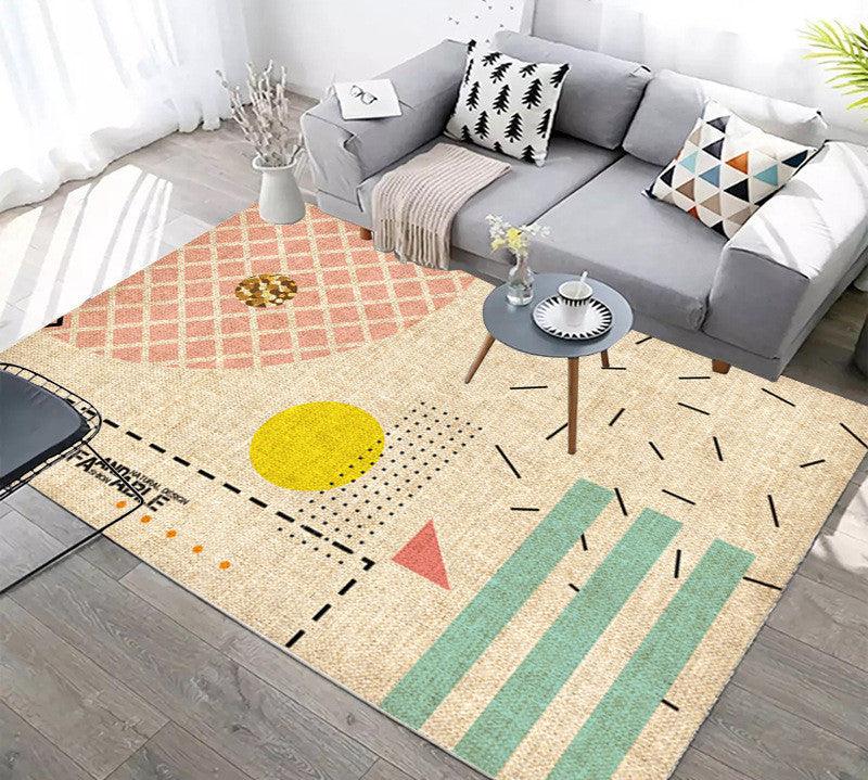 Simple Abstract Children's Crawling Pattern Living Room Carpet - Pacisia