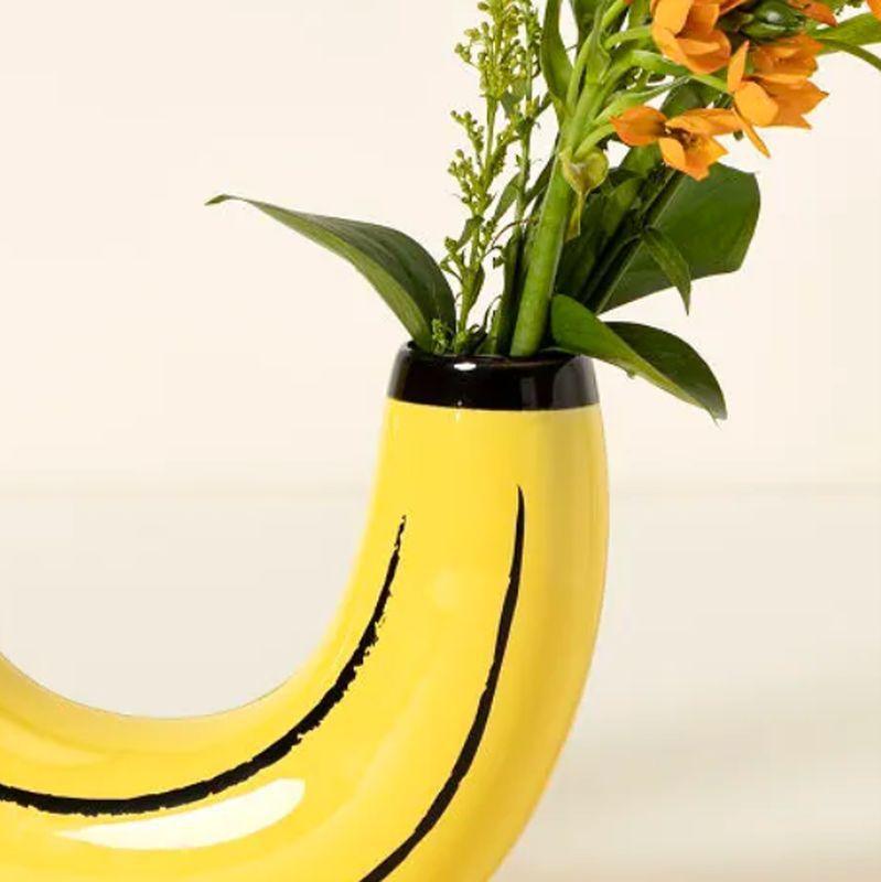 Simple Banana Vase Flower Arrangement Creativity Home Decor - Pacisia