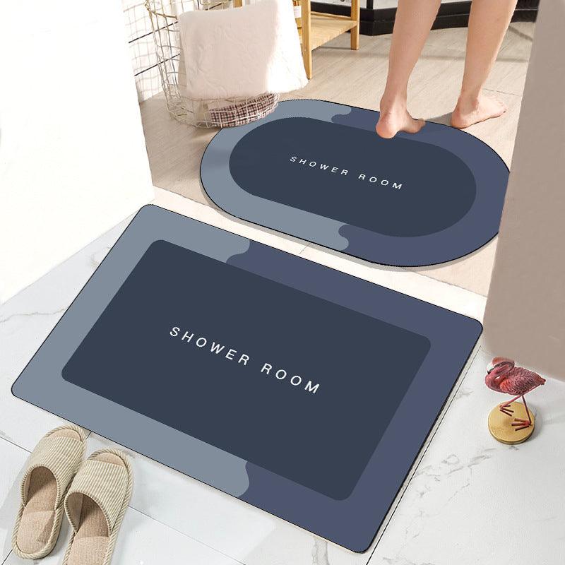 Simple Bathroom Absorbent Non-slip Floor Mat - Pacisia