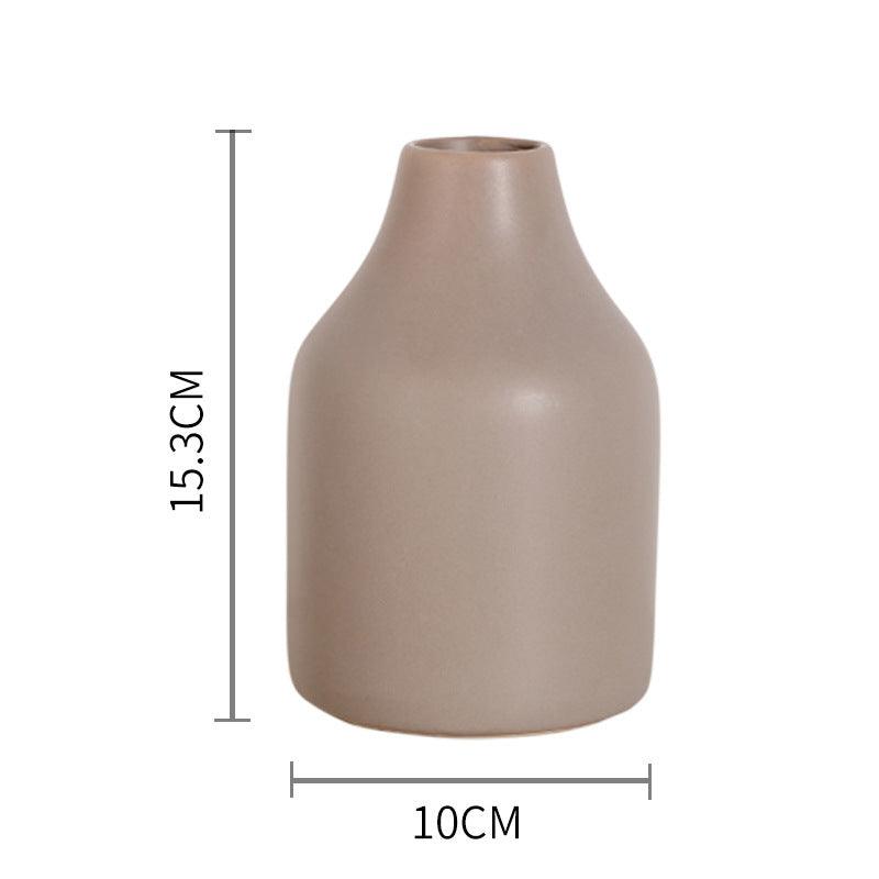 Simple Black And White Ceramic Vase For Home Decoration - Pacisia