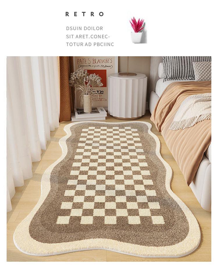 Simple Cream Style Absorbent Living Room Carpet - Pacisia